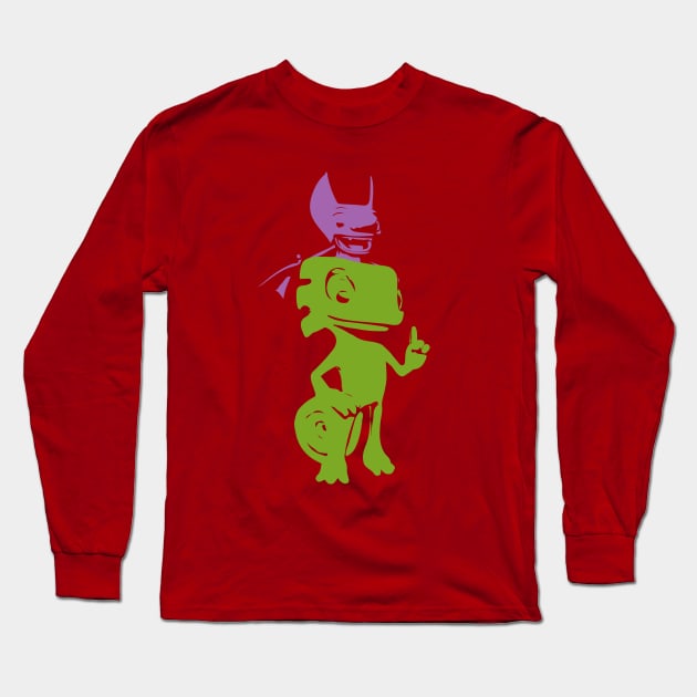 Yooka-Laylee Long Sleeve T-Shirt by animatee